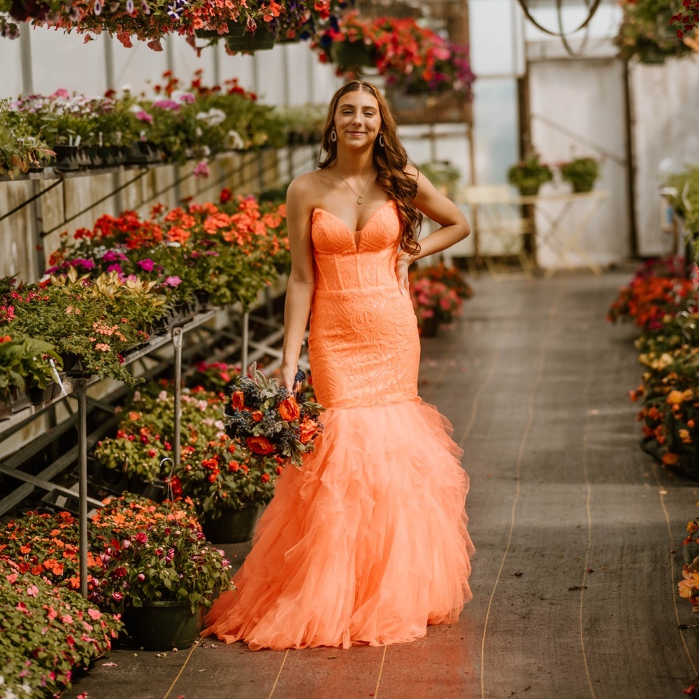 I am selling my prom dress! The brand is Colors Dresses. Size 2